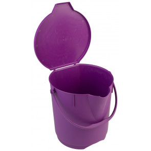 Elintarvikesanko kannella, 12 litraa, antimikrobinen